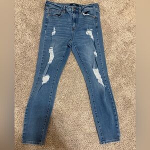 Aeropostale AERO Skinny Jeans Size 10 Regular – Medium Wash Stretch Denim